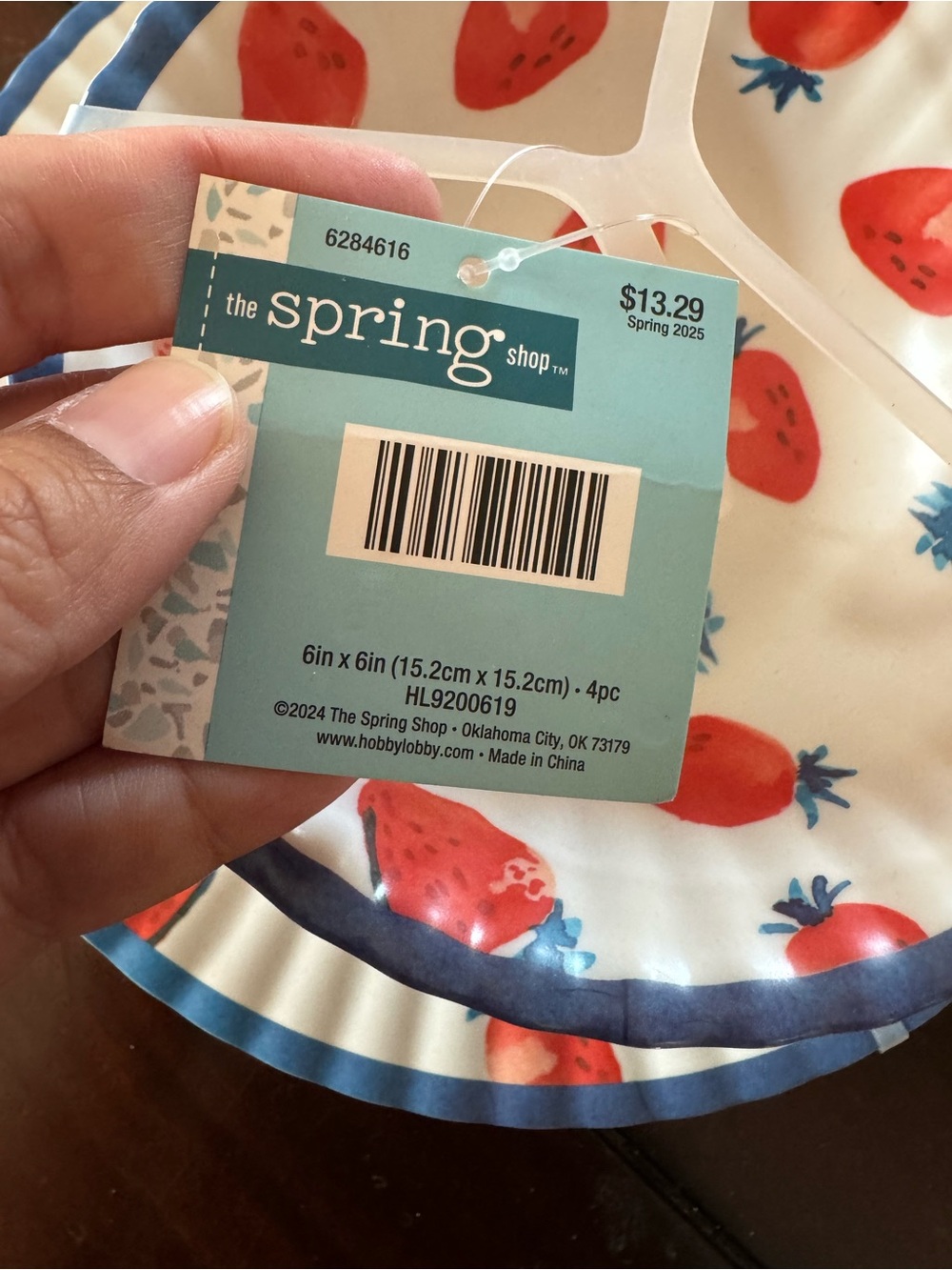 Fruit Salad Print Melamine Bowl & Plate Set - New With Tags - Picture 7 of 9